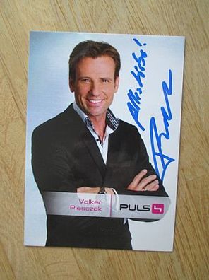 Puls4 Fernsehmoderator Volker Piesczek - handsigniertes Autogramm!!!
