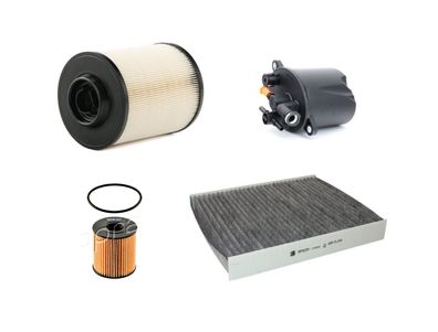 Filtersatz Luft- Innenraum- Kraftstoff- Ölfilter für 2.2 TDCi FORD GALAXY MONDEO SMAX