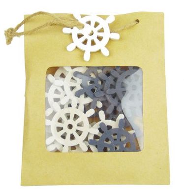 12er Set Streudekoration Steuerrad