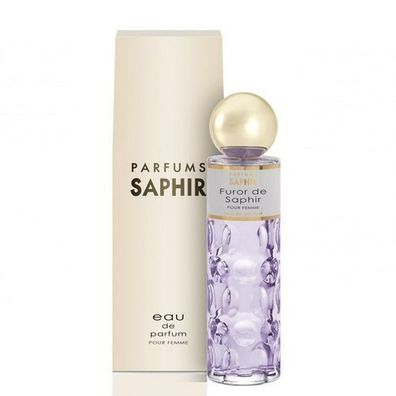 Saphir Furor Eau de Parfum, 200ml - Luxusduft fuer anspruchsvolle Frauen