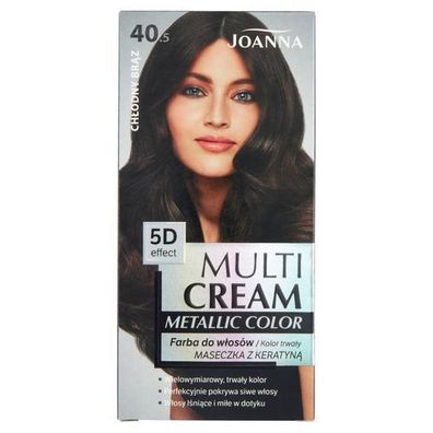 Joanna Schiller Metallic Farblack - Kuehles Braun 40.5ml