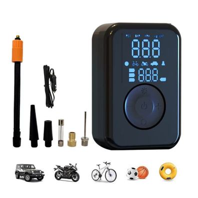 PATONA Akku Luftpumpe 150 PSI - 6000mAh - LED - Auto-Stopp - für Auto, Fahrrad, Bälle