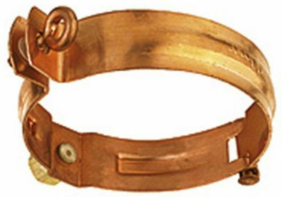 Kupfer Fallrohrschelle Regenrohrschelle M10 Ablaufrohrschelle