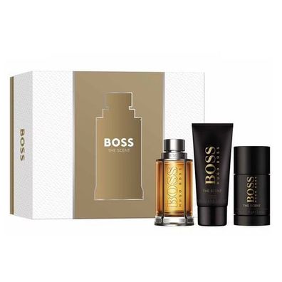 Hugo Boss Herren Duftset: Eau de Toilette, Duschgel & Deostick - Pflege fuer den