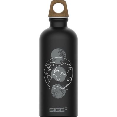 Sigg - 6002.50 - Trinkflasche - Traveller MyPlanet - Schwarz - 0,6 L