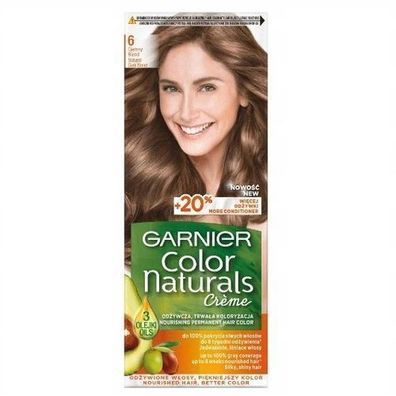 Garnier Color Naturals Permanente Haarfarbe 6 Dunkelblond 1er Pack - Professione