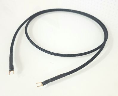 audio-IN "gND plus" / HighEnd Massekabel / Phono / Spades vergoldet / bLACK