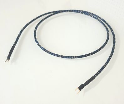 audio-IN "gND plus" / HighEnd Massekabel / Phono / Spades vergoldet / bLUE