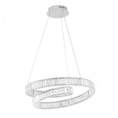 Nova Luce 9019720 Conceto LED Pendelleuchte 60cm 3500K Chrom