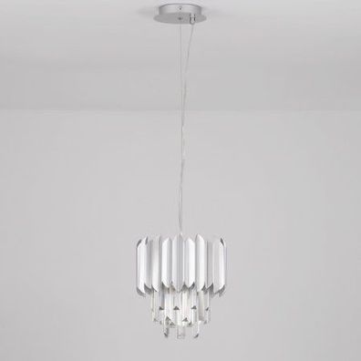 Nova Luce 9824070 Magnolia Pendelleuchte 1-flammig Chrom E14