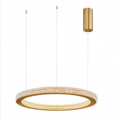 Nova Luce 9285610 FIORE LED Pendelleuchte 60cm 3000K Antik Gold dimmbar
