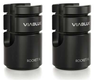 Viablue ROCKET XL / HighEnd Cable Lifter / schwarz / 2 Stück / Kabelentkopplung