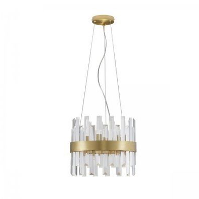 Nova Luce 9695219 CROWN Pendelleuchte 35cm Satin Gold G9