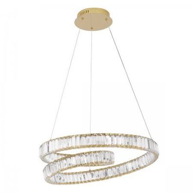 Nova Luce 9019721 Conceto LED Pendelleuchte 60cm 3500K Gold
