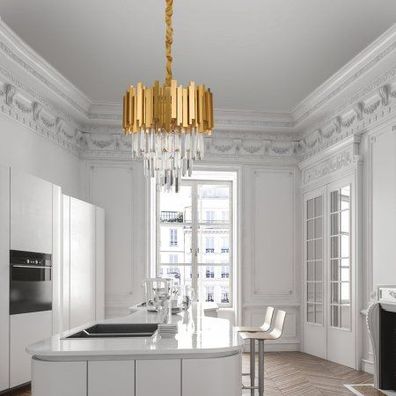 Nova Luce 9181100 GRANE Pendelleuchte 4-flammig Gold