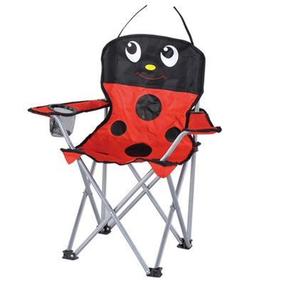JW Kinder-Anglersessel Kindersessel Campingstuhl Campingsessel 2463 Marienkäfer