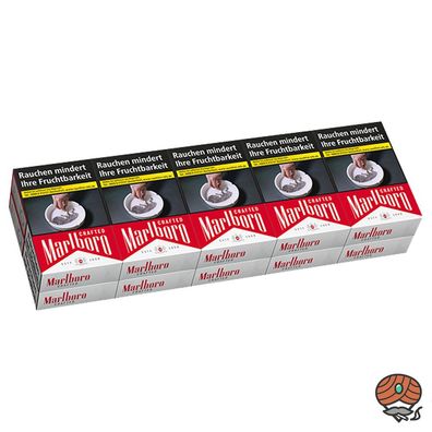Marlboro Crafted Red/Rot Zigaretten 10x 20 Stück = 1 Stange