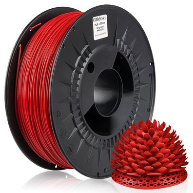 2 x MIDORI® 3D Drucker 1,75mm PLA Filament 1kg Spule Rolle Premium Signalrot RAL3001