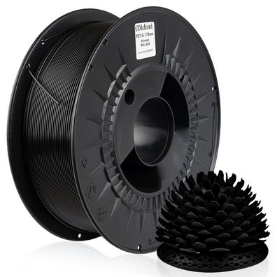 4 x MIDORI® 3D Drucker 1,75mm PETG Filament 1kg Spule Rolle Premium Schwarz RAL9005