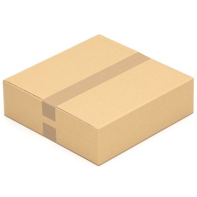 400 Faltkartons 350 x 350 x 100 mm Kartons 35 x 35 x 10 cm Versandkartons Wellpappe