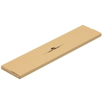 100 Faltschachteln 530 x 120 x 10 mm Post Versandkartons Wellpappe Kartons braun