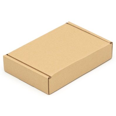 200 Faltschachteln 240 x 170 x 50 mm Post Versandkartons Wellpappe Kartons braun