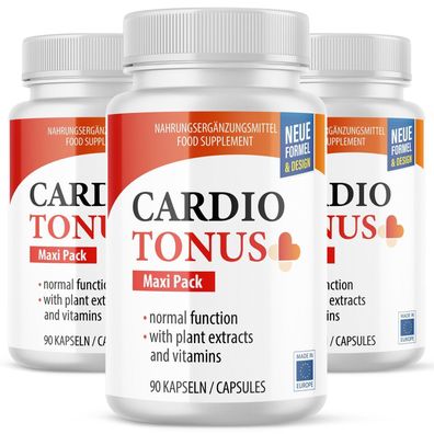 Cardiotonus Kapseln - Qualität für Männer und Frauen - 90 Kapseln Maxipack