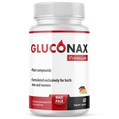 Gluconax Kapseln Premium- für Männer & Frauen | 60 Kapseln Monatsvorrat