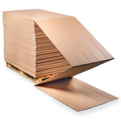 3 Paletten Endloswellpappe 888 mm Breite Rillen parallel zur 205 / 150 mm Länge 200 m