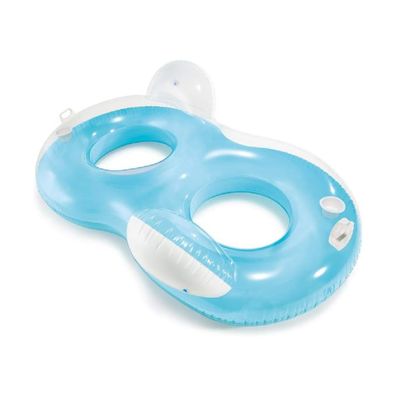 INTEX 56800EU Double Pillow-Back Lounge Schwimmring 198x117cm Zweisitzer