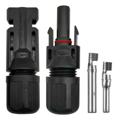 1 Paar Solar Kabelstecker Solarpanel Stecker männlich/weiblich PV IP67 wasserdicht