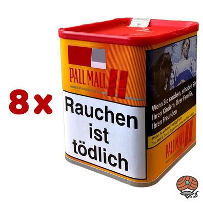 Pall Mall Allround Volumentabak / Stopftabak Dose 8x 38g