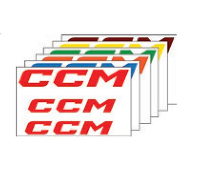 CCM Logo Aufkleber Set für 920/FTW Helme (1x vorne + 2x Seite)