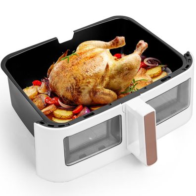 Duronic AFD1 WE Airfryer Ersatzkorb 10L Frittierkorb Frittieren ohne Öl