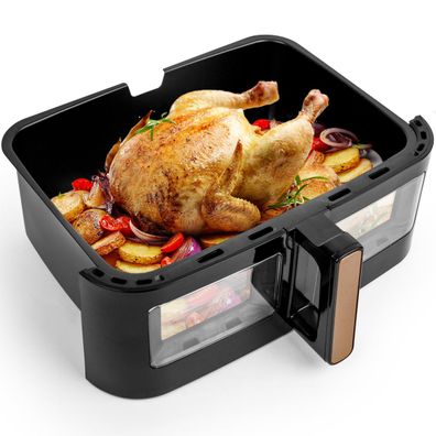 Duronic AFD1 BG Airfryer Ersatzkorb 10L Frittierkorb Frittieren ohne Öl