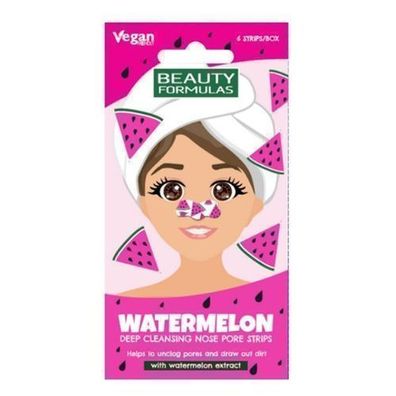 Beauty Formulas Porenreinigende Nasenpflaster mit Wassermelonenextrakt, 6 Stueck