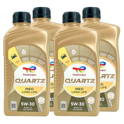 Total Quartz Ineo Longlife 5W-30 4x1 Liter