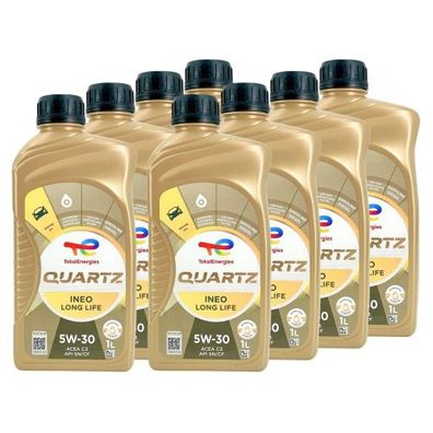 Total Quartz Ineo Longlife 5W-30 8x1 Liter