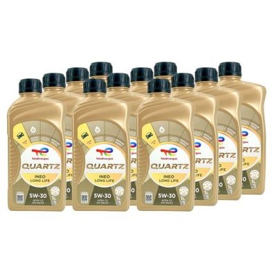 Total Quartz Ineo Longlife 5W-30 12x1 Liter
