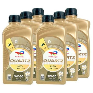 Total Quartz Ineo Longlife 5W-30 6x1 Liter
