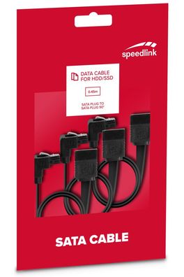 3x SATA 3 Kabel 0,45m für HDD/SSD