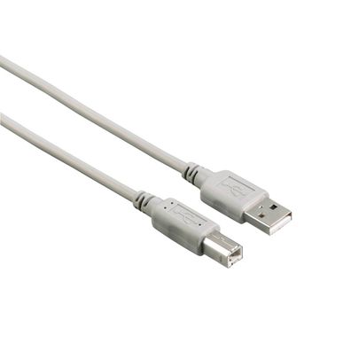 USB-Anschlusskabel 3m Grau