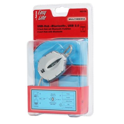 EasyLine 3-Fach USB-Hub + Bluetooth-Adapter