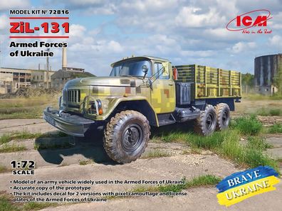 ICM 1:72 72816 ZiL-131, Military Truck of the Armed Forces of Ukraine