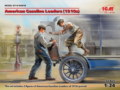 ICM 1:24 24018 American Gasoline Loaders (1910s)(2 figu - NEU