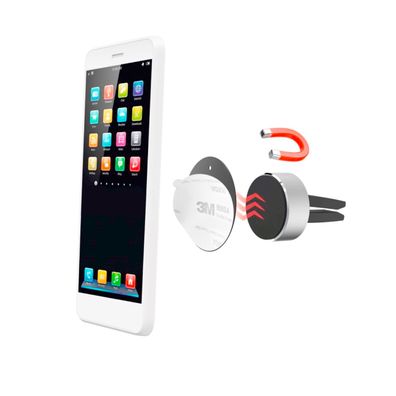 Universal Smartphone-Halter Magnet Alu