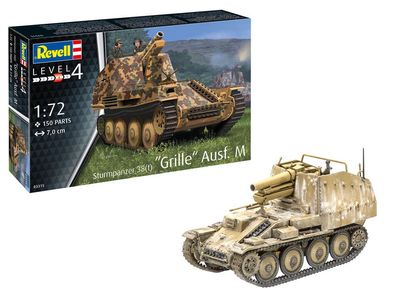 Revell 1:72 3315 Sturmpanzer 38(t) Grille Ausf. M