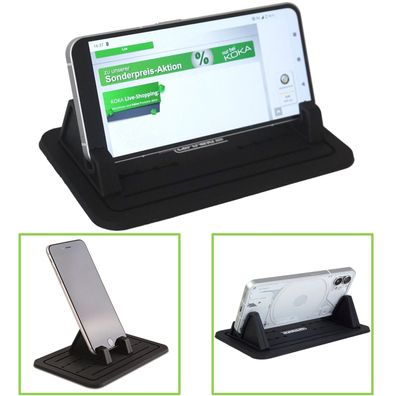 Navi + Smartphone Halterung Rutschfest