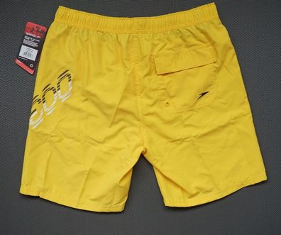 Badeshorts Hybrid 18 Logo gelb/grün/pink