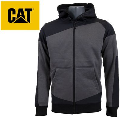 CAT Zip Hoodie Trades Schwarz/Grau